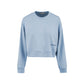 Hinnominate Blue Polyester Sweater