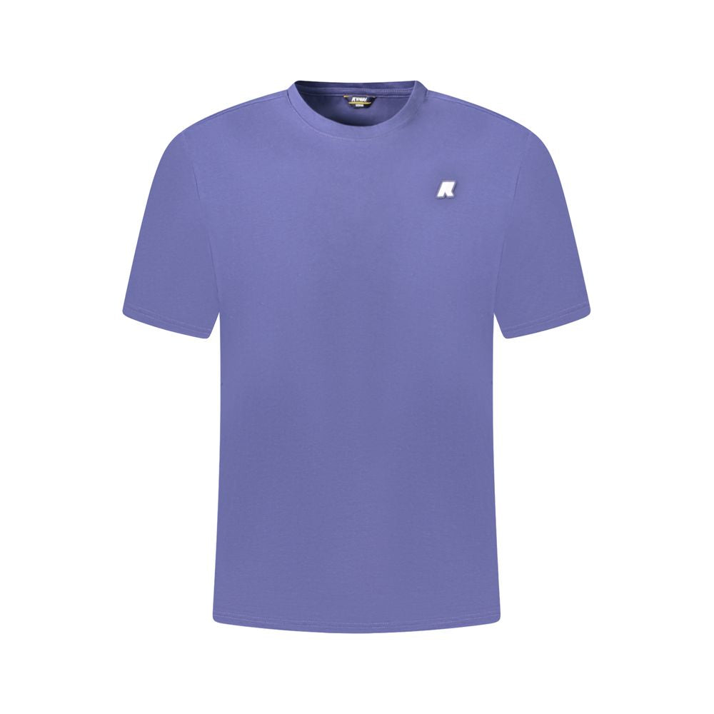 K-WAY Blue Cotton Men T-Shirt