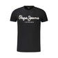 Pepe Jeans Black Cotton Men T-Shirt