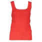 Tommy Hilfiger Red Modal Tops & T-Shirt