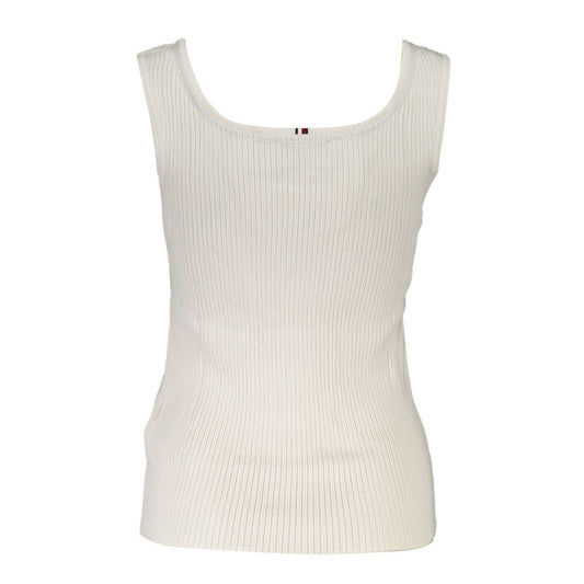Tommy Hilfiger White Modal Tops & T-Shirt
