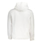 Calvin Klein White Cotton Men Sweater with Hood