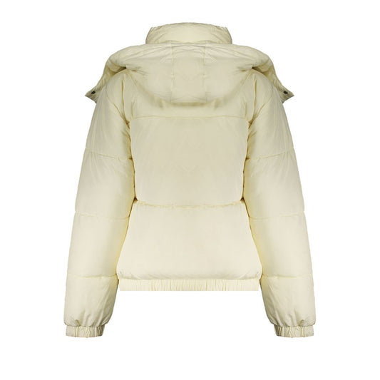 Fila Beige Polyester Jackets & Coat