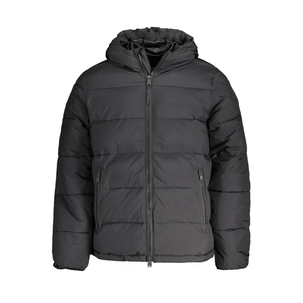 Calvin Klein Black Nylon Men Jacket