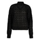 Guess Jeans Black Alpaca Leather Sweater