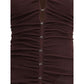 Self-Portrait Draped knit Dress