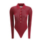 Self-Portrait Knit Bodysuit