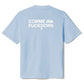 Comme Des Fuckdown Blue Cotton Tops & T-Shirt