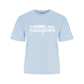 Comme Des Fuckdown Blue Cotton Tops & T-Shirt
