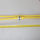 Dolce & Gabbana Yellow Beaded Chain DG Logo Charm Accessory Necklace
