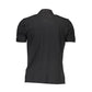 La Martina Black Cotton Polo Shirt