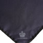 Dolce & Gabbana Blue DG Crown Silk Square Men Foulard Scarf