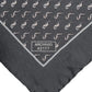 Dolce & Gabbana Black Fish Print Silk Square Men Foulard Scarf