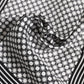 Dolce & Gabbana Black White Patterned Square Men Foulard Scarf