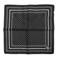 Dolce & Gabbana Black White Polka Dot Men Foulard Scarf