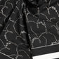 Dolce & Gabbana Black White Printed Square Foulard Scarf