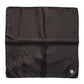 Dolce & Gabbana Brown DG Crown Silk Square Men Foulard Scarf