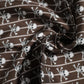 Dolce & Gabbana Brown Skull Silk Square Men Foulard Scarf