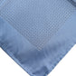 Dolce & Gabbana Light Blue Silk Square Men Foulard Scarf