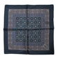 Dolce & Gabbana Blue Printed Silk Square Men Foulard Scarf