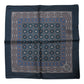 Dolce & Gabbana Blue Printed Silk Square Men Foulard Scarf