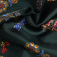Dolce & Gabbana Green Medals Silk Square Foulard Scarf