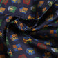 Dolce & Gabbana Multicolor Medals Square Foulard Scarf