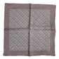 Dolce & Gabbana Brown Sea Horse Silk Square Foulard Scarf