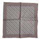 Dolce & Gabbana Brown Sea Horse Silk Square Foulard Scarf