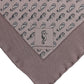Dolce & Gabbana Brown Sea Horse Silk Square Foulard Scarf
