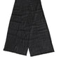 Dolce & Gabbana Dark Gray Cashmere Fringes Neck Warmer Scarf