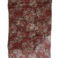 Dolce & Gabbana Maroon Floral Neck Warmer Foulard Scarf