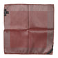 Dolce & Gabbana Orange Silk Square Men Foulard Scarf