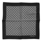 Dolce & Gabbana Black White Patterned Square Foulard Scarf
