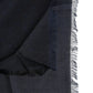 Dolce & Gabbana Black Viscose Fringes Neck Warmer Scarf