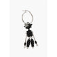 Silver ROBOT Single Earring