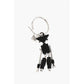 Silver ROBOT Single Earring