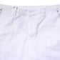 Dolce & Gabbana White Cotton Straight Logo Men Pants