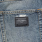 Dolce & Gabbana Blue Washed Tattered Straight Fit Denim Jeans