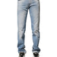 Dolce & Gabbana Light Blue Washed Straight Fit Denim Jeans