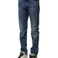 Dolce & Gabbana Blue Cotton Stretch Slim Fit Men Denim Jeans