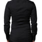 Dolce & Gabbana Black Cotton SICILIA Logo Men Dress Shirt