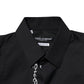 Dolce & Gabbana Black Cotton SICILIA Logo Men Dress Shirt