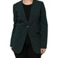Maison Margiela Green Single Breasted One Button Coat Jacket