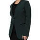 Maison Margiela Green Single Breasted One Button Coat Jacket