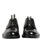 Dolce & Gabbana Black Leather Dress Lace Up Men Formal Shoes