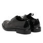 Dolce & Gabbana Black Leather Dress Lace Up Men Formal Shoes