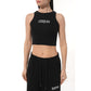Comme Des Fuckdown Black Cotton Tops & T-Shirt