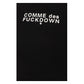 Comme Des Fuckdown Black Cotton Tops & T-Shirt