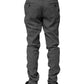 BENCIVENGA Black White Checkered Tapered Dress Pants